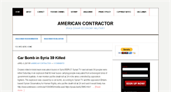 Desktop Screenshot of americancontractor.com