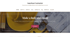 Desktop Screenshot of americancontractor.net